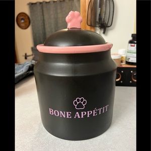 Doggie treat jar